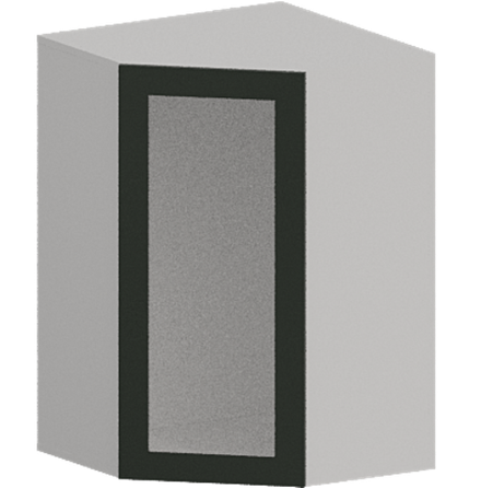 Кухня Модуль ШВУС 599 Графит / Насыщенно-зеленый