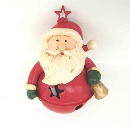 Колокольчик Дед Мороз, ёлочное украшение [Арт.ND042005]