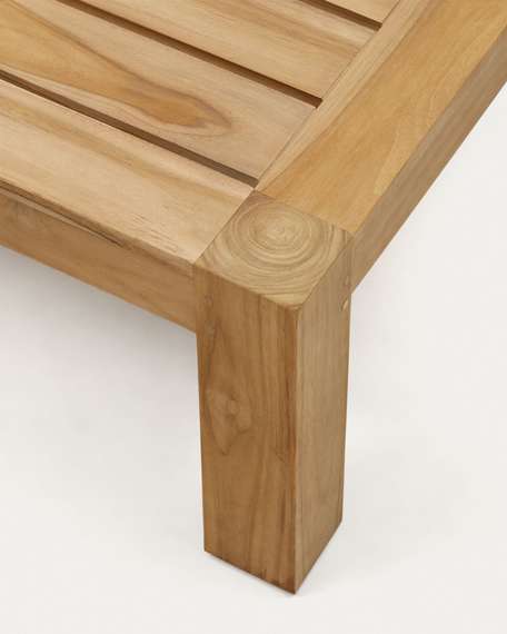 Уличный журнальный столик Forcanera из массива тика 150x71 см