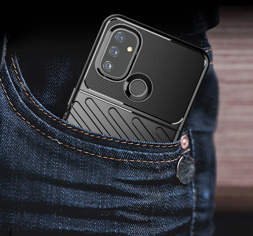 Черный чехол защитный для телефона OnePlus Nord N100, серия Onyx от Caseport