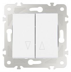 Выключатель для жалюзи без рамки Arte Milano 203 203.38-2.white