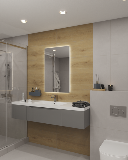 Полка-органайзер с одной секцией Loco 30 (графит)