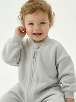 Комбинезон из футера без начеса, Серый