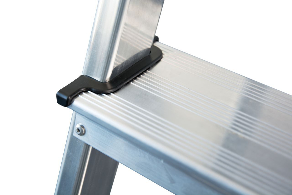 DOPPLO Двухсторонняя стремянка ,2х4 ступеньки, раб.высота 2,65м (черн)