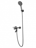 Смеситель для ванны с душем WONZON & WOGHAND, Темный графит (WW-FE05L221-BGG)