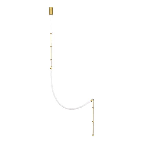 SL6132.301.20 Светильник настенно-потолочный ST-Luce Латунь/Белый LED 1*20W 3000K