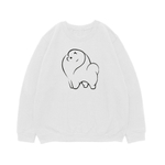 Свитшот "Шпиц - силуэт"