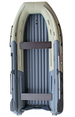 Лодка ПВХ Angler Reef Тритон S-Max 400FiND с интегрированным фальшбортом -