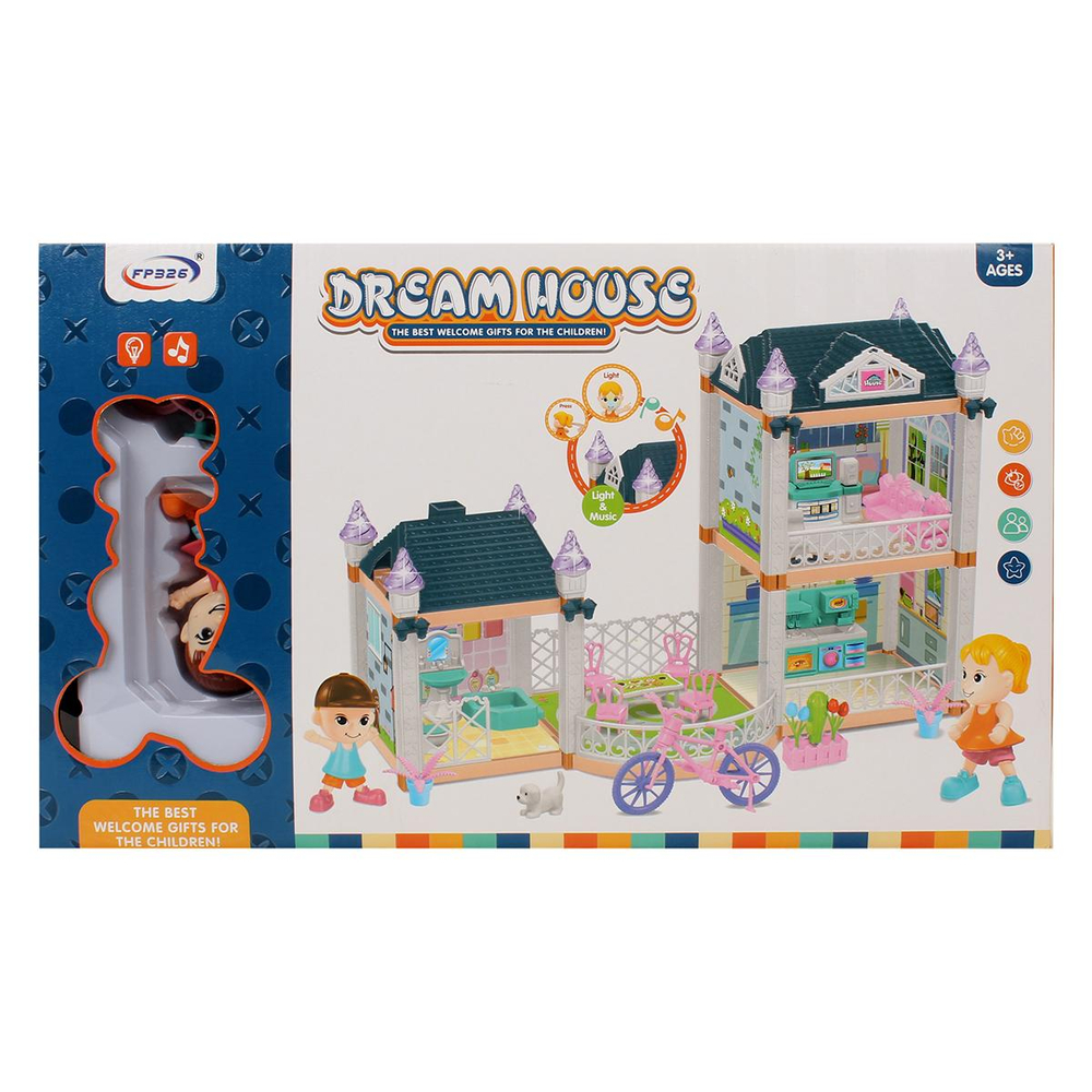 Дом для куклы, коробка 326-D45