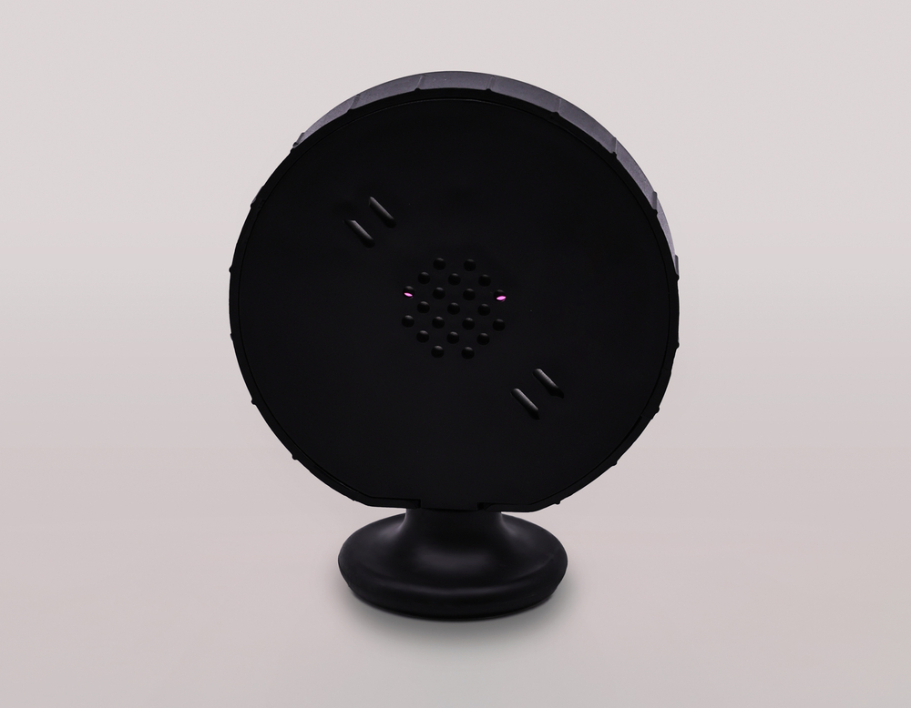 Атмосферная светодиодная настольная лампа с пультом DE8383 BK черный LED RGB 3W (ПДУ RGB)