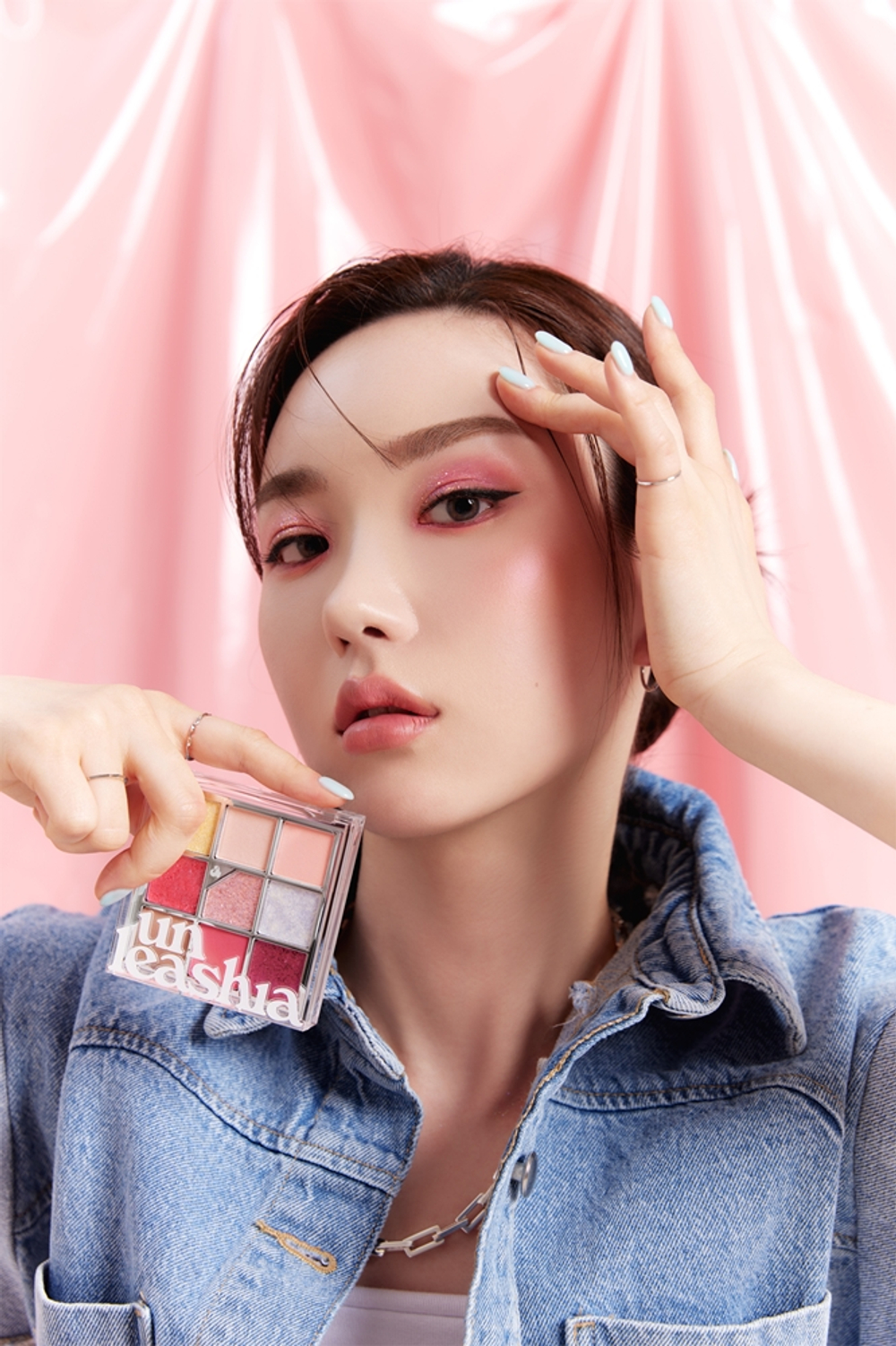 Unleashia Glitterpedia Eye Palette - Тушь для ресниц оттенок All of Peach Ade, 6 g