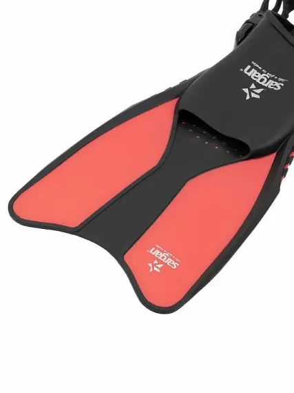 Ласты детские регулируемые Sargan Релакс красный