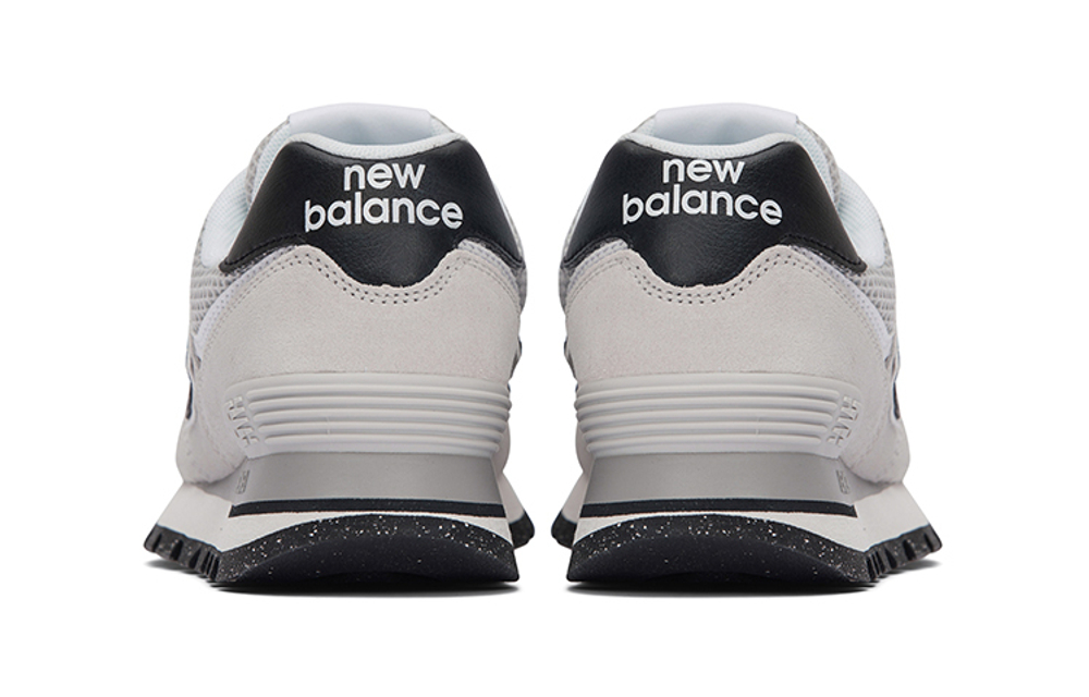 New Balance NB 574 fabric cow split leather gray series wear-resistant low-cut life casual shoes men and women the same gray