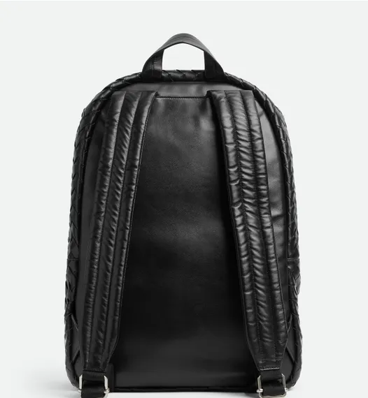 Рюкзак Bottega Veneta Intrecciato черный