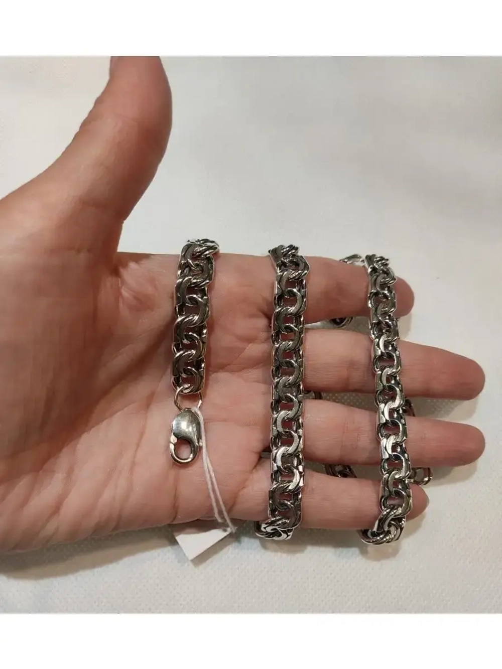 Серебряная цепочка Бисмарк