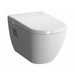 Безободковый подвесной унитаз Vitra D-Light, с бачком для чистящей жидкости Vitra Fresh