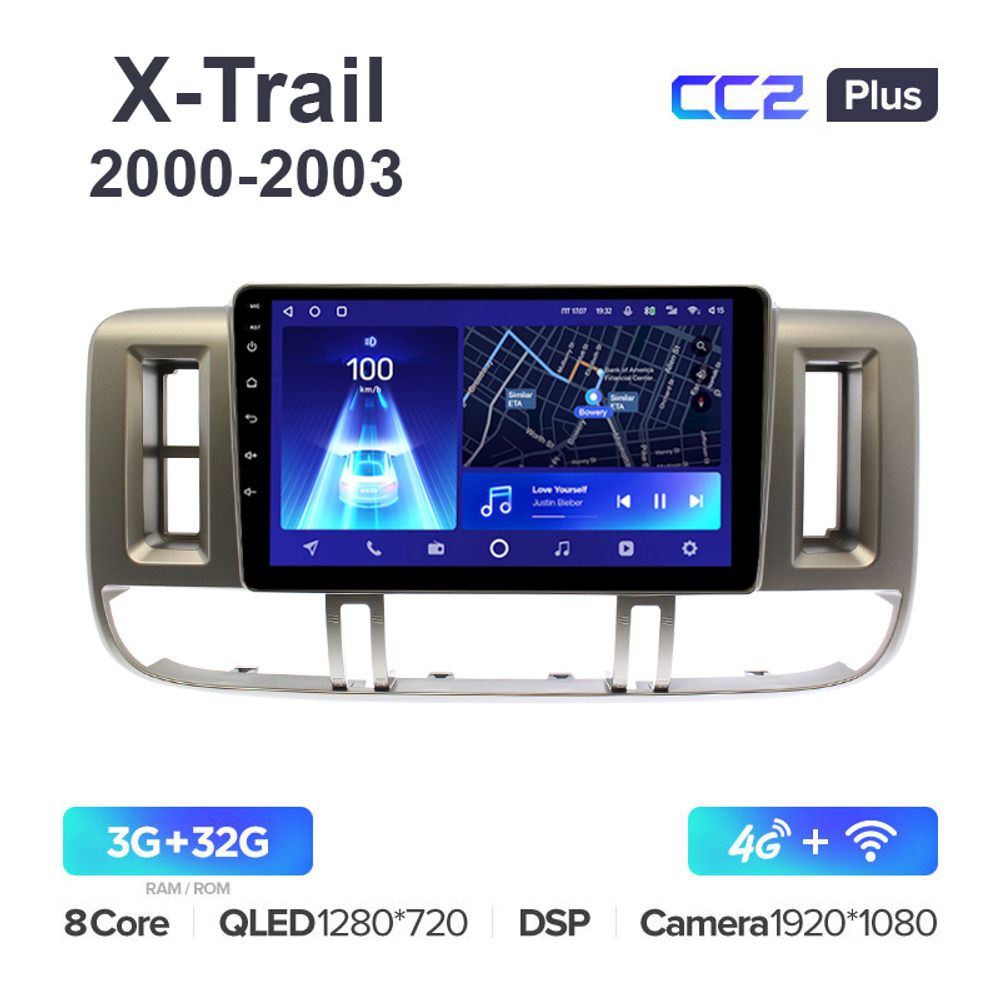 Teyes CC2 Plus 9"для Nissan X-Trail 2000-2003