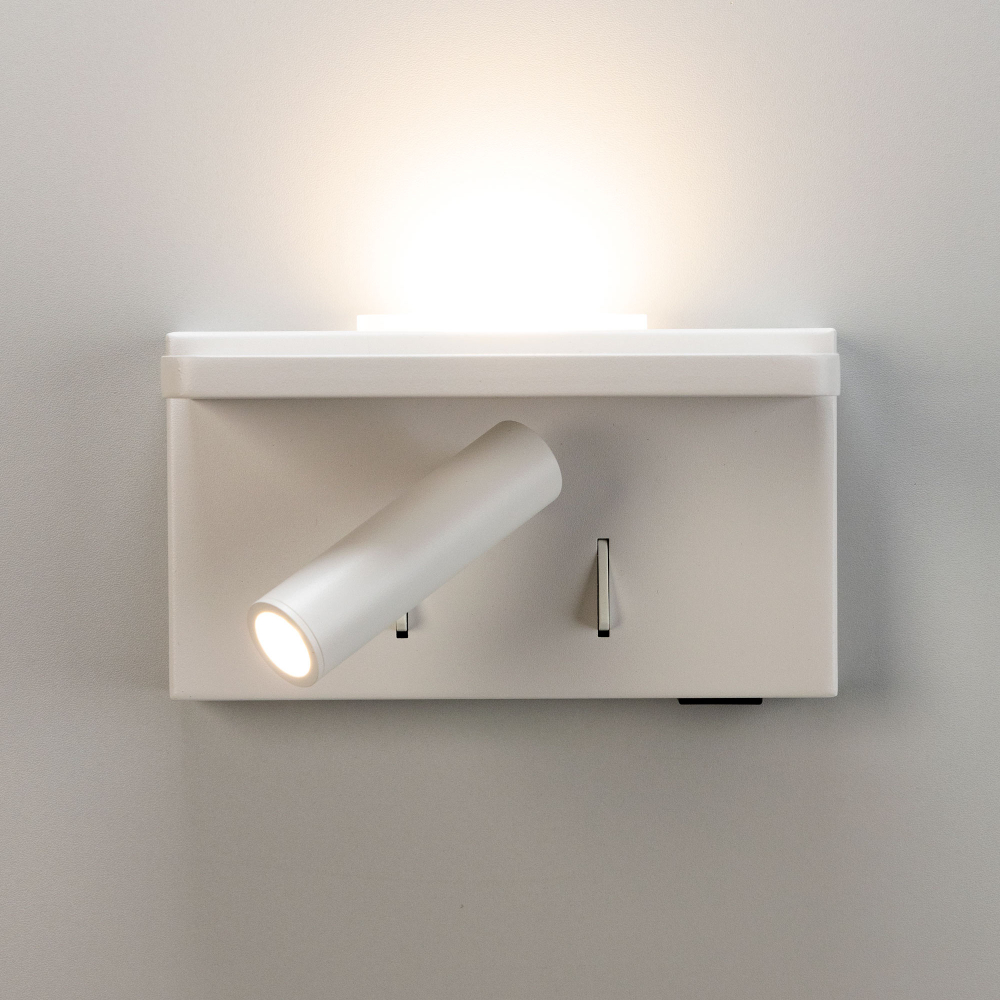 Citilux Декарт CL704370 LED USB QI Светильник поворотный Белый