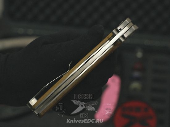 Складной нож якут Steelclaw Саха c клинком из стали D2, рукоять дерево