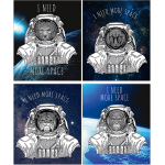 Тетрадь общая 48 листов на скрепке "I need more space"