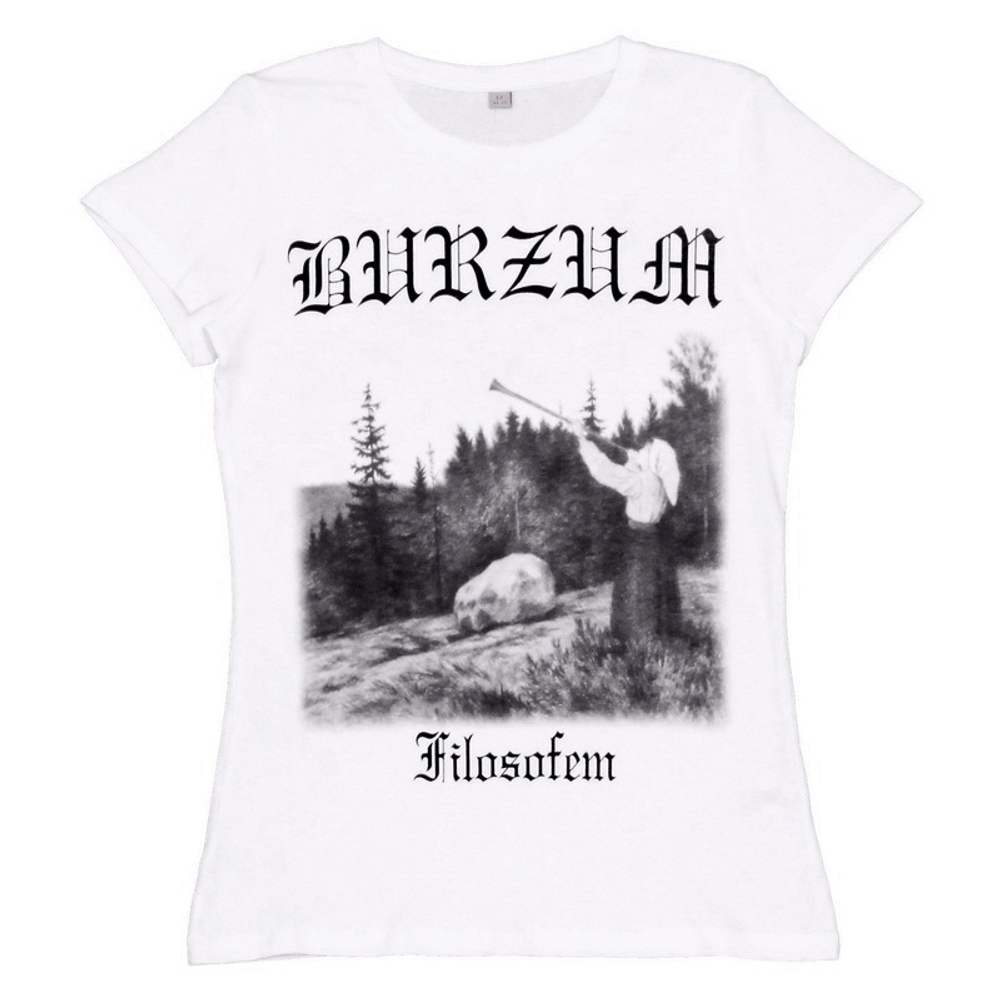 Футболка женская Burzum Filosofem ( белая )