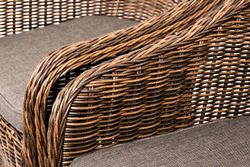 "Равенна" лаунж-зона из искусственного ротанга, цвет коричневый