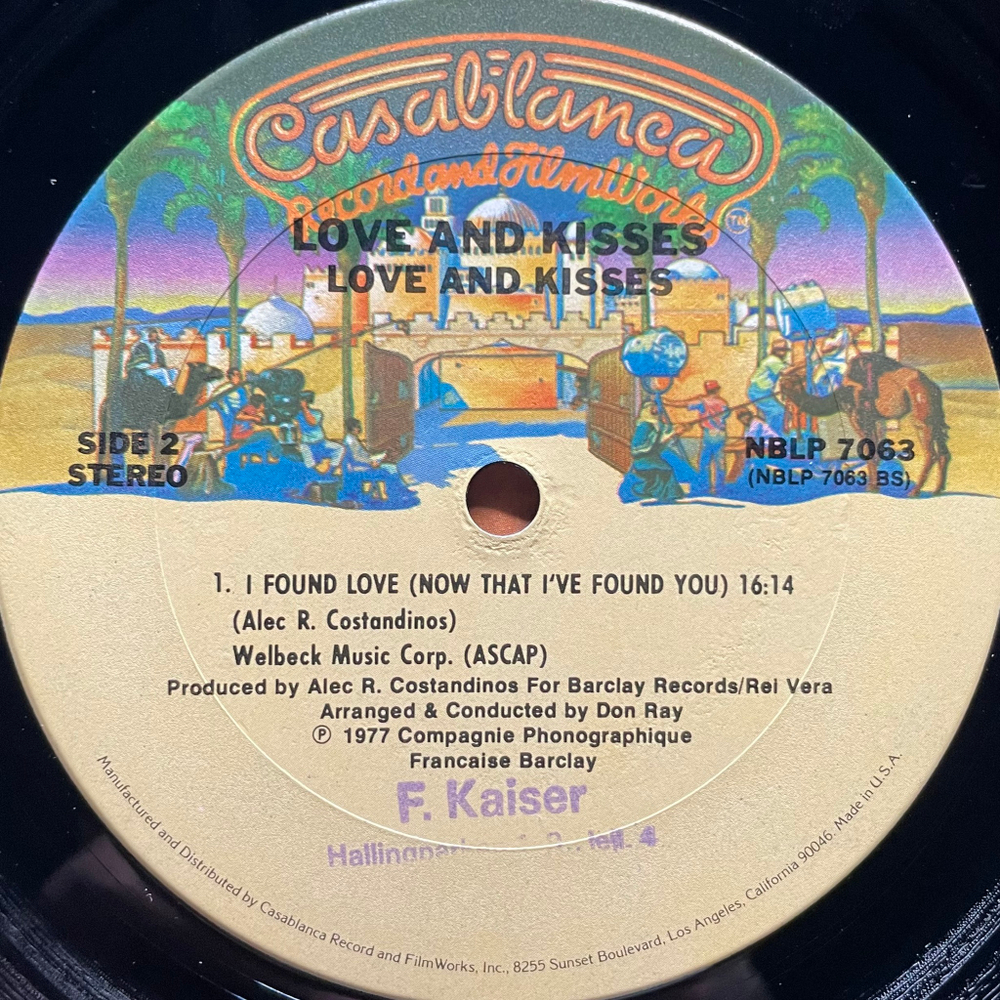 Love And Kisses – Love And Kisses (США 1977г.)