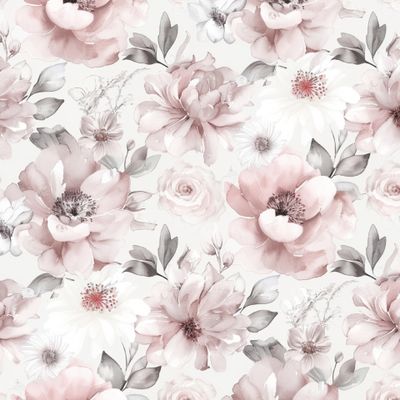 Акварельные нежные розочки