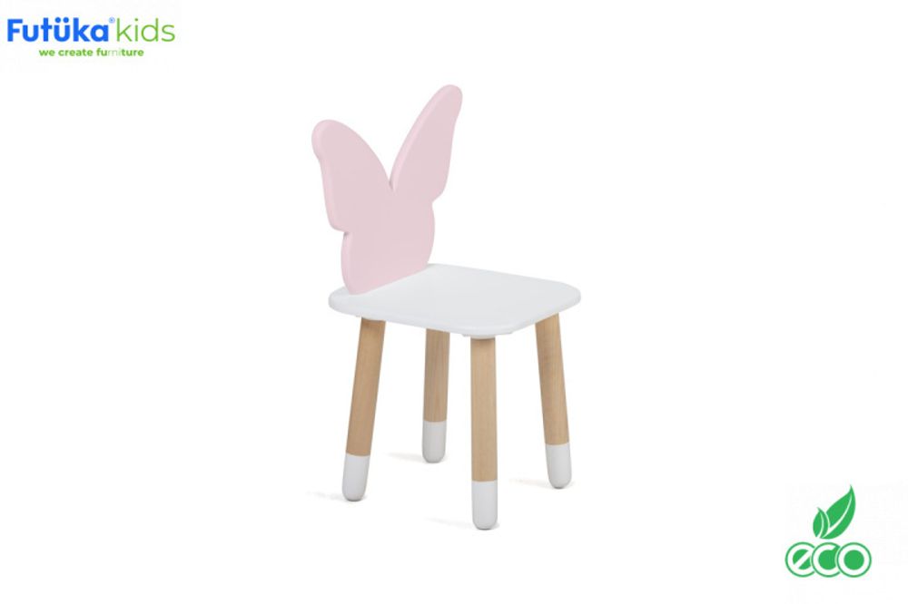 Детский стульчик Mini (Розовый, 300х300х650, Бабочка)