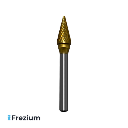 Борфреза твердосплавная по металлу "SGS" (10x6x20x60; B73089TN)