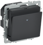 BRITE Выключатель карточный 30А ВС10-1-8-БрГ графит IEK