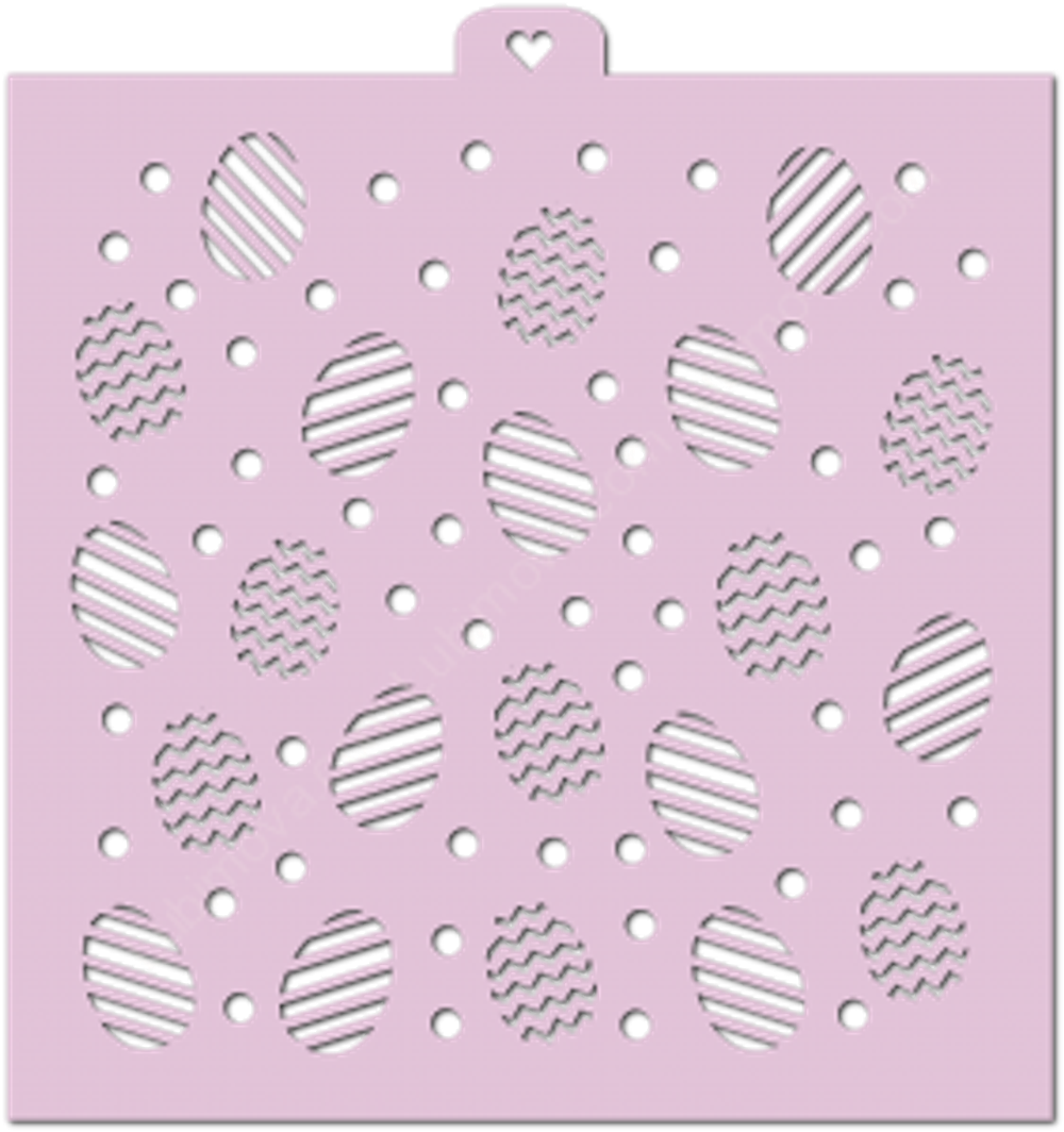 Трафарет «Пасхальные яйца. Фон 3»