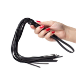 Черная плеть из искусственной кожи - 54 см. (Цвет: черный)