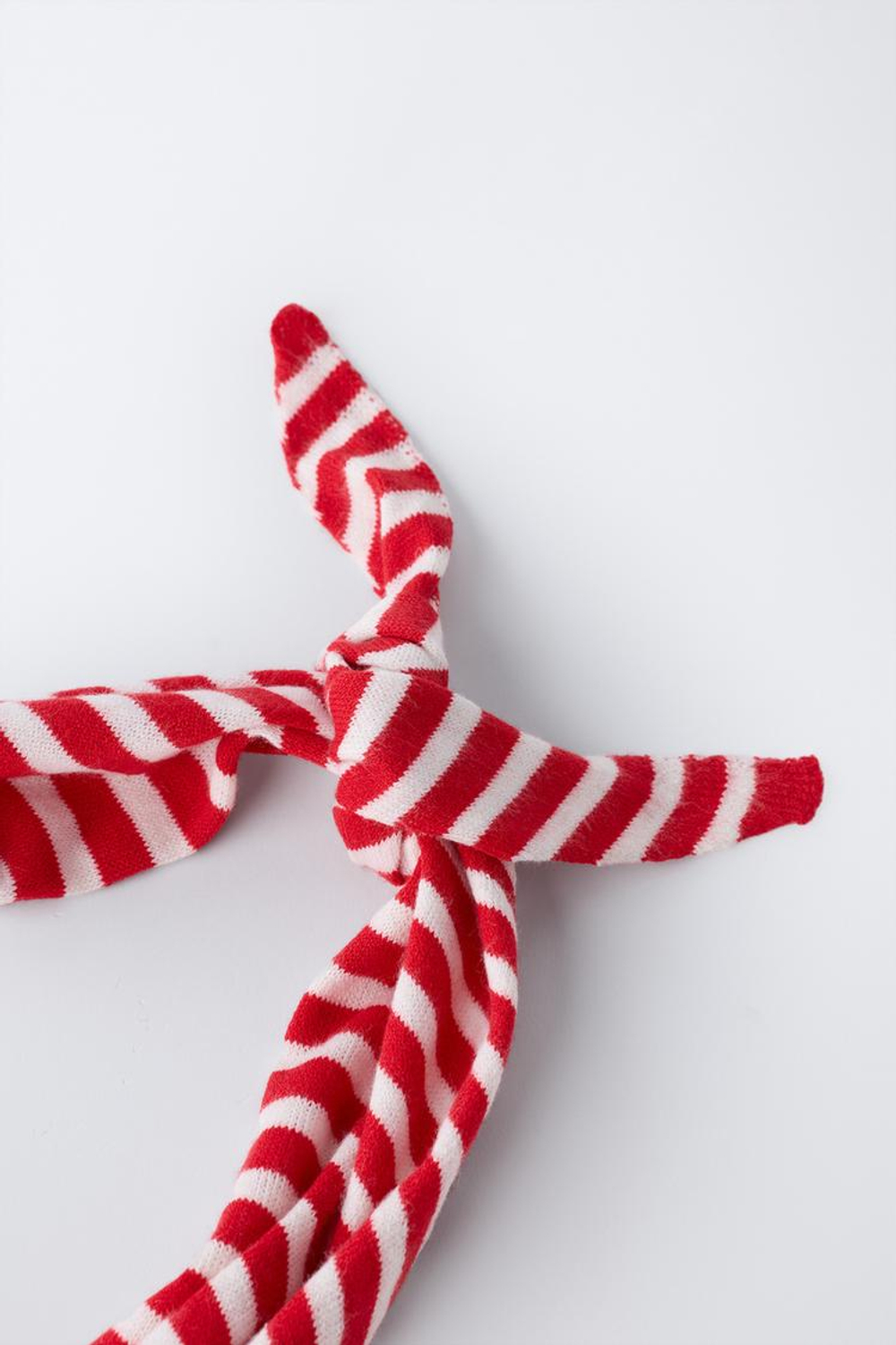 ZARA БАНДАНА В ПОЛОСКУ, КРАСНЫЙ