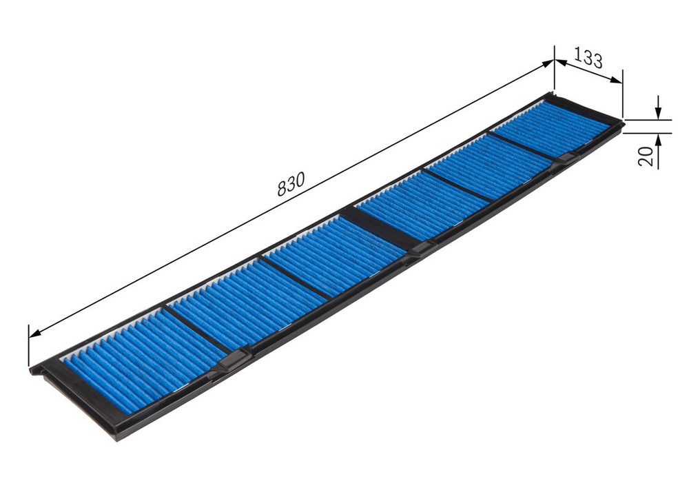 BOSCH - 0986628608-BOC - Filter, cabin air