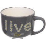 Бульонница керамическая 500мл «Ромашки»