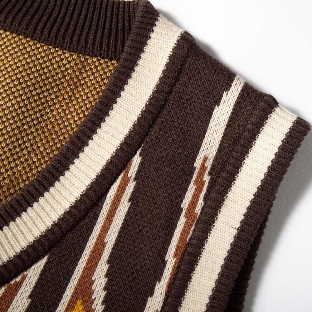 Жилет вязаный YMKASHIX Hellcome Коричневый