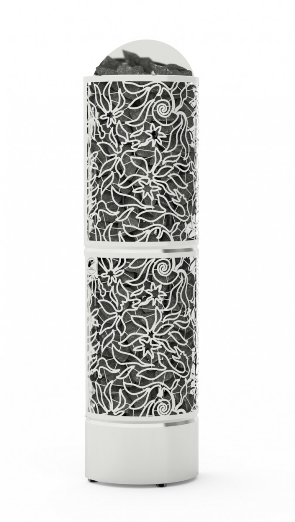 Электрическая печь SAWO DRAGONFIRE HEATER KING DRFT3-60NS-WL-P-C (6 кВт, выносной пульт, пристенная, нержавейка)