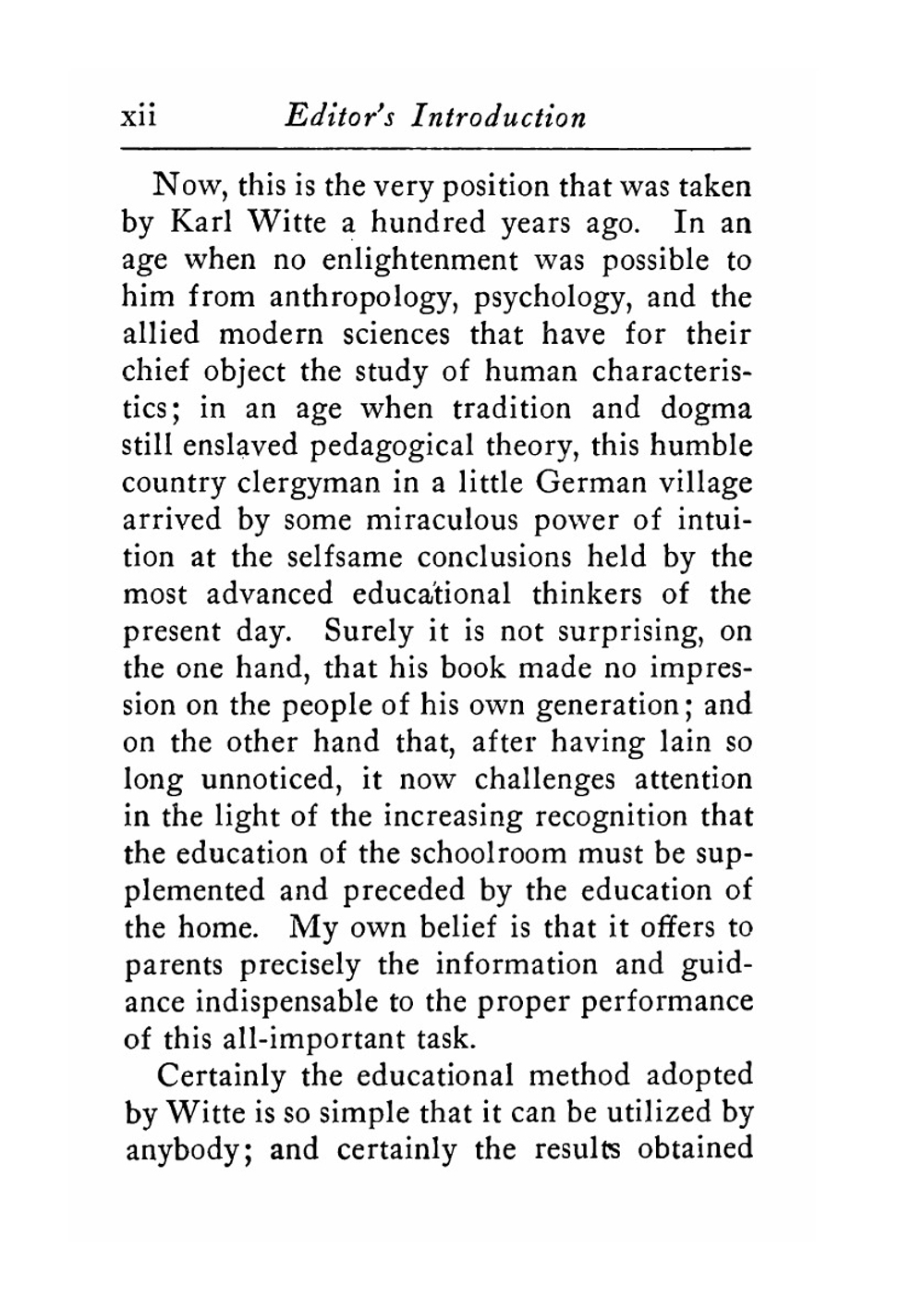 The education of Karl Witte. Or, The training of the child | Karl Heinrich Gottfried Witte; H. Addington Bruce; Leo Wiener