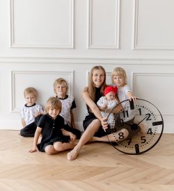 Салют SLT-114 Часы интерьерные «BLACK»