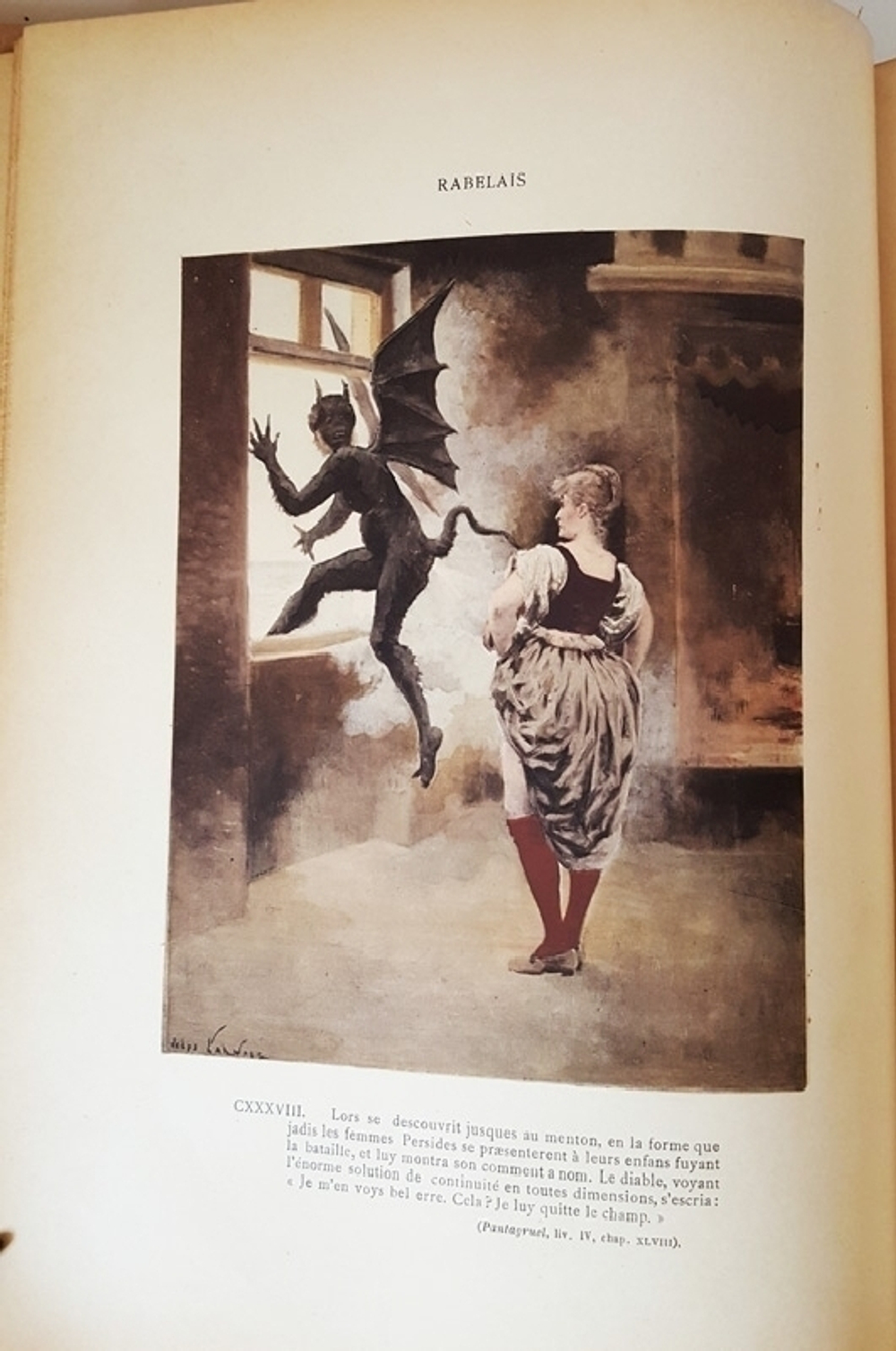 "Rabelais et loeuvre de Jules Garni (Рабле и творчество Жюля Гарни)"  1897 г.  Антикварная книга