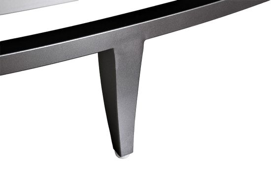 ART-2932  Комод серебристый с декором 182*41*97см