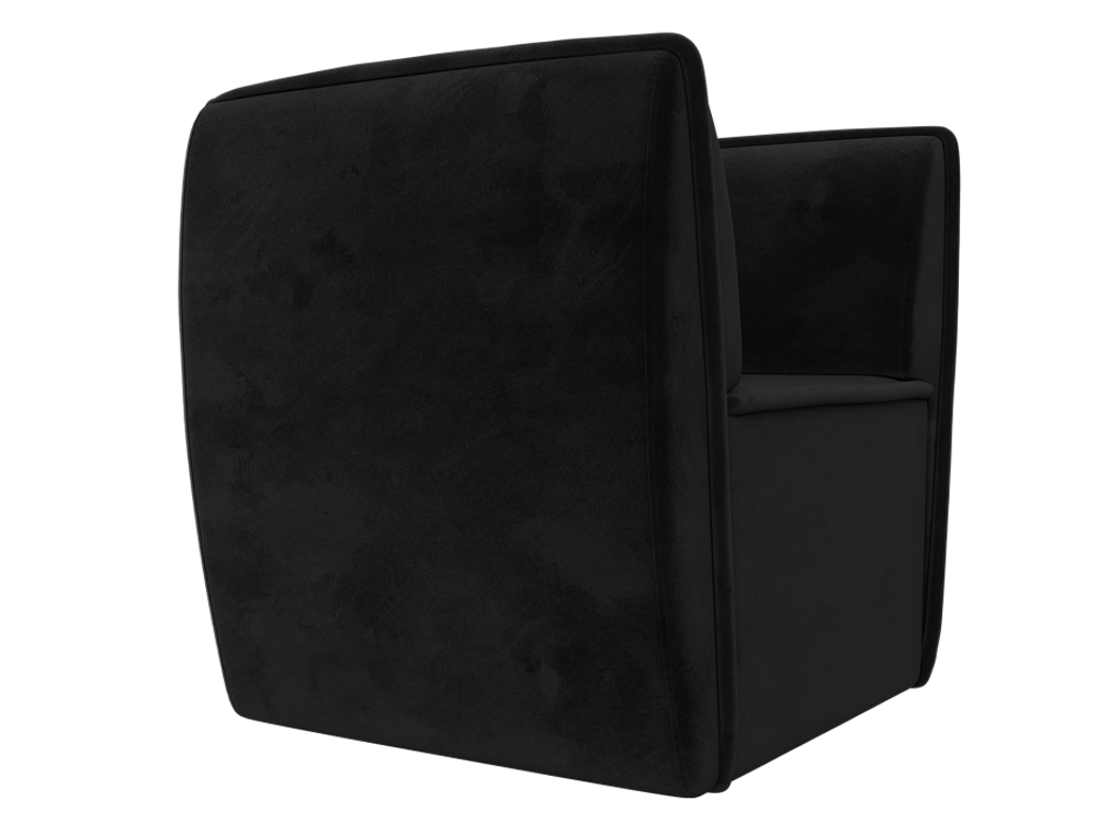 Кресло Бергамо, Черный, Велюр, 111990