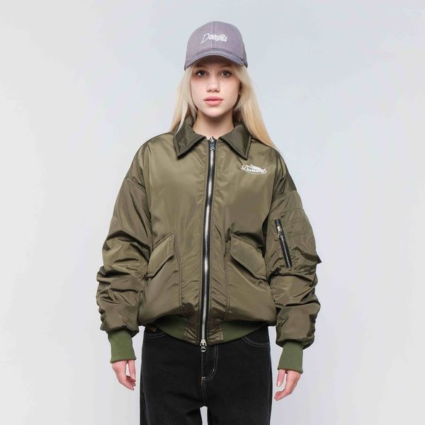 Бомбер Utopie хаки - фото 5