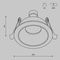 Встраиваемый светильник Maytoni Technical Downlight Share DL126-GU10-WMG
