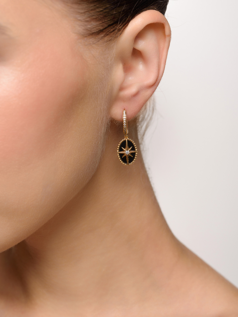 Серьги "Night Ovals"