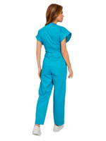 Комбинезон медицинский женский Dr. Nice DRN275 Beauty, серо-голубой, 42-44