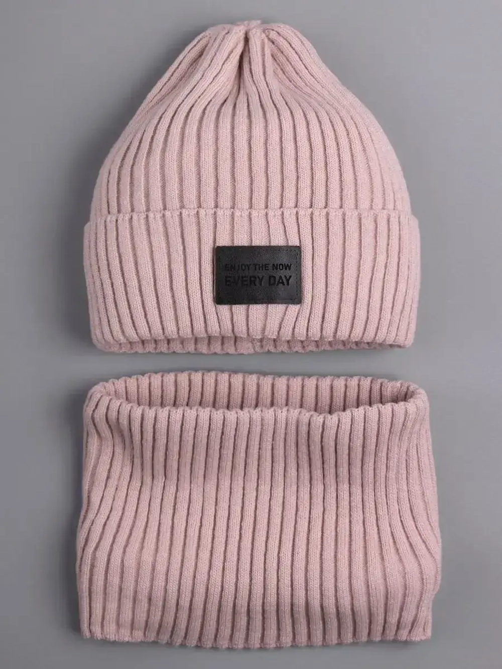 Шапка и снуд для девочки для осени