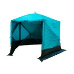 Шатер СЛЕДОПЫТ быстросборный, 5 стен, 3,4х3,25 м, h-2,30 м, S по полу 7,6 кв.м, цв. WATERFALL