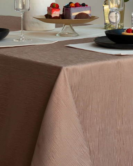 Скатерть 140х180 Sofi De MarkO Джинни кофейная